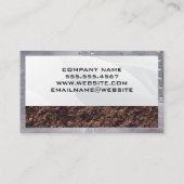 Konstruktionslogo | Entwicklung von Gebäude Visitenkarte (Rückseite)