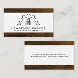 Konstruktionslogo   Holzschnitt-Visitenkarte Visitenkarte