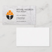 Konstruktionslogo | Projektleiter Visitenkarte (Vorne/Hinten)