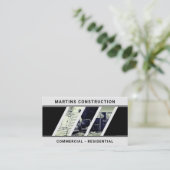 Konstruktionsort geometrischer Form  Visitenkarte (Stehend Vorderseite)