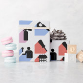 Konstruktionssymbole Wrapping Paper Geschenkpapier
