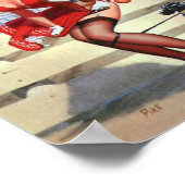 Konstruktionsvintage-Poster Poster (Ecke)