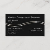 KonstruktionsVisitenkarten - einzigartiges Design Visitenkarte (Vorderseite)