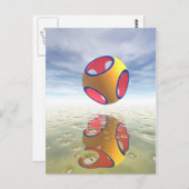 Konstruktive Geometrie Postkarte (Vorne/Hinten)