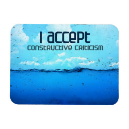 "konstruktive Kritik" Motivation Affirmation Magnet