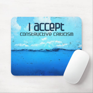 "konstruktive Kritik" Motivation Affirmation Mousepad