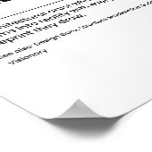 Konstruktives Job Definition Poster (Ecke)