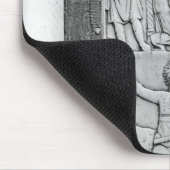 Konsulats- Diptych von Aetius, links Handplatte Mousepad (Ecke)