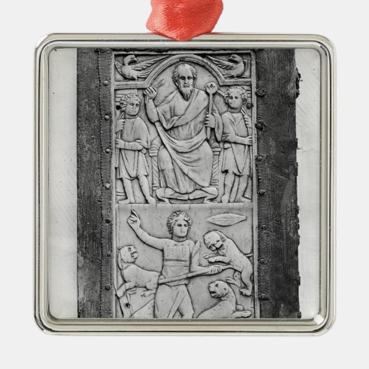 Konsulats- Diptych von Aetius, links Handplatte Ornament Aus Metall (Vorne)