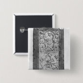 Konsulats- Diptych von Aetius, rechte Platte Button (Vorne & Hinten)