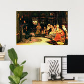 Konsultieren des Oracle (1882)~ Fine Art Leinwand Poster (Heimbüro)