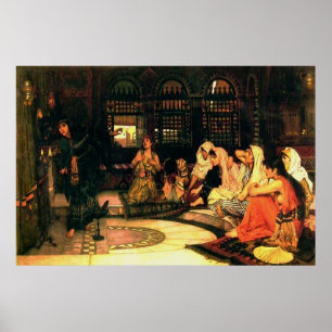 Konsultieren des Oracle (1882)~ Fine Art Leinwand Poster