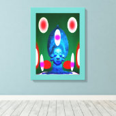 Konsultieren Sie das Oracle Leinwanddruck (Insitu (Holzboden))