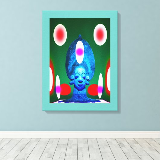 Konsultieren Sie das Oracle Leinwanddruck (Insitu (Holzboden))