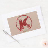 Konsum Rechteckiger Aufkleber (Umschlag)