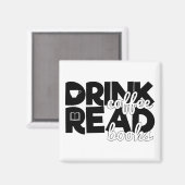 Konsumentenkoffer Lesen von Büchern Magnet (Vorderseite/Rückseite)