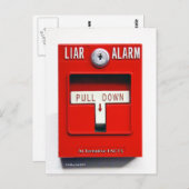 Kontakt Donald J. Trump Feuer Trump Postcard Postkarte (Vorne/Hinten)