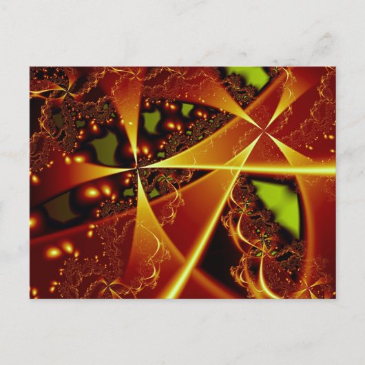 Kontakt Fraktal Art Postkarte (Vorderseite)