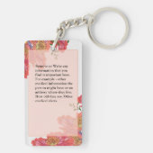 Kontakt für medizinische Warnmeldungen Schlüsselanhänger (Rückseite)