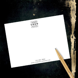 Kontakt für Minimalistische Unternehmen Mitteilungskarte