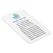 Kontakt-Magnet für Notfälle: Blue Baby Carriage Magnet (Rechte Seite)