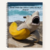 Kontakt nie für Augen herstellen - Notebook Notizblock (Vorderseite)