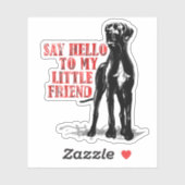 Kontakt Sticker lustig Großes Ding (Blatt)