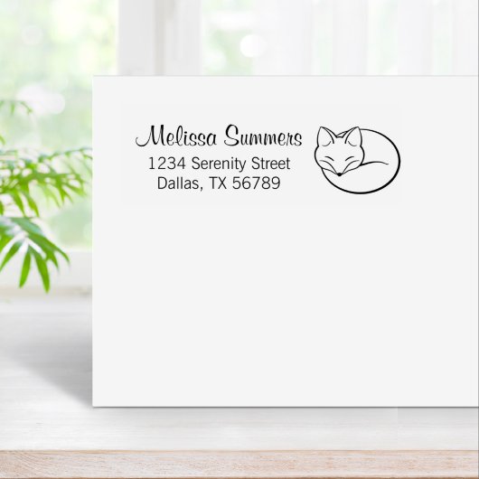 Kontaktadresse Gummistempel