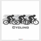 Kontaktaufkleber für die Fahrradgestaltung Aufkleber (Blatt)