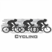 Kontaktaufkleber für die Fahrradgestaltung Aufkleber (Vorderseite)