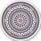 Kontaktaufkleber zum Tag der Unabhängigkeit Aufkleber (Vorderseite)