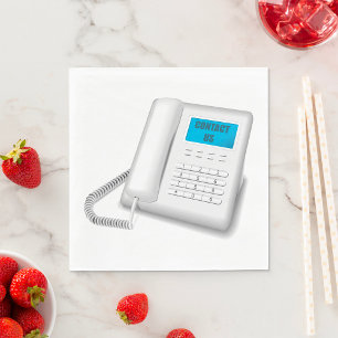 Kontaktieren Sie uns Telefon Kundensupport-Telefon Serviette