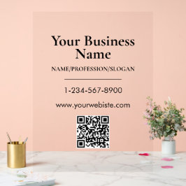 Kontaktinformation zu Black Company Name Storefron Acrylschild