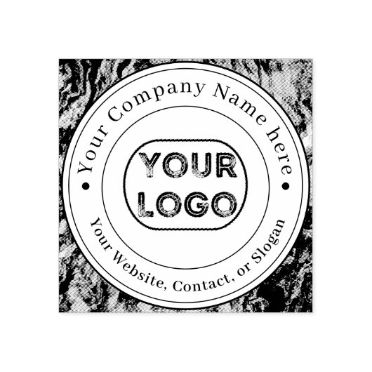 Kontaktinformationen für Firmenlogo Gummistempel (Prägung)