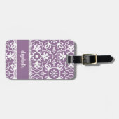 Kontaktinformationen für moderne Fliesenmuster - O Gepäckanhänger (Vorderseite horizontal)