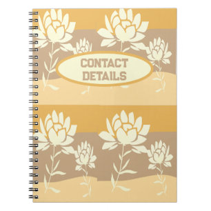 Kontaktinformationen Notizblock