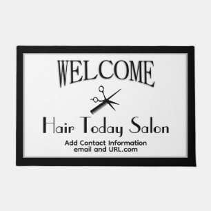 Kontaktinformationen zu Beautician Business Name W Fußmatte
