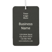 Kontaktinformationen zu Firmennamen Schwarz und We Autolufterfrischer (Vorderseite)