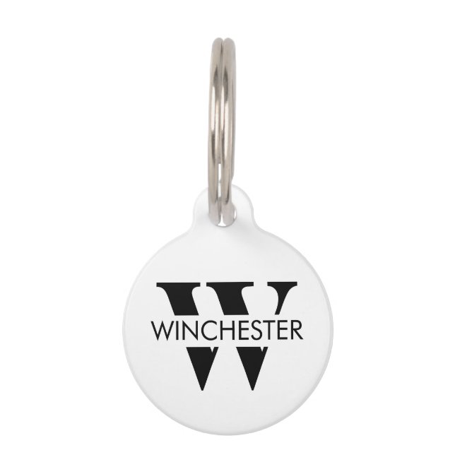 Kontaktinformationen zu modernen benutzerdefiniert haustiermarke (Vorderseite)