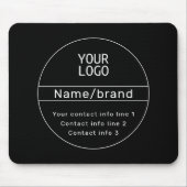 Kontaktinformationen zu Retro-Modern Business oder Mousepad (Vorne)