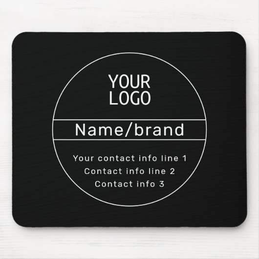 Kontaktinformationen zu Retro-Modern Business oder Mousepad (Vorne)