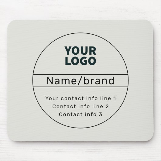 Kontaktinformationen zu Retro-Modern Business oder Mousepad (Vorne)