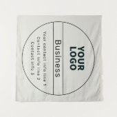 Kontaktinformationen zu Retro-Modern Business oder Wandteppich (Vorderseite (Horizontal))