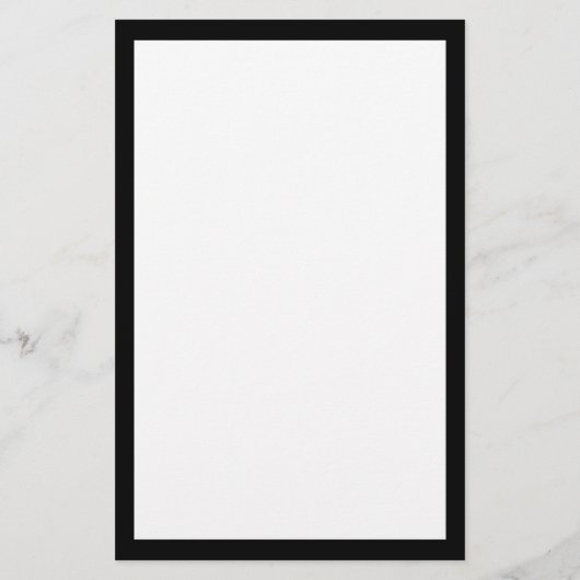 Kontaktinformationen zu Schwarz-weißen Monogrammen Briefpapier (Rückseite)