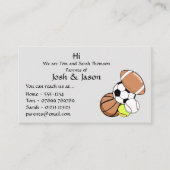 Kontaktkarte für Eltern Visitenkarte (Vorderseite)