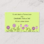 Kontaktkarte für Eltern Visitenkarte (Vorderseite)