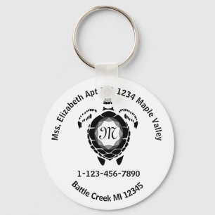 Kontaktknopf für Kontaktdaten der Black Diamond Se Schlüsselanhänger