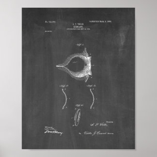 Kontaktlinsenpatent - Kopfbrett Poster