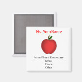 Kontaktmagazin für Lehrer Magnet (Vorderseite/Rückseite)