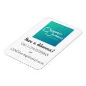 Kontaktmagnet für Podcast-Kühlschrank Magnet (Linke Seite)